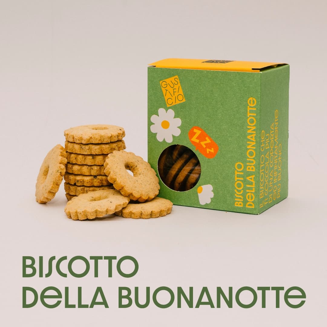 Biscotto della buonanotte alla camomilla