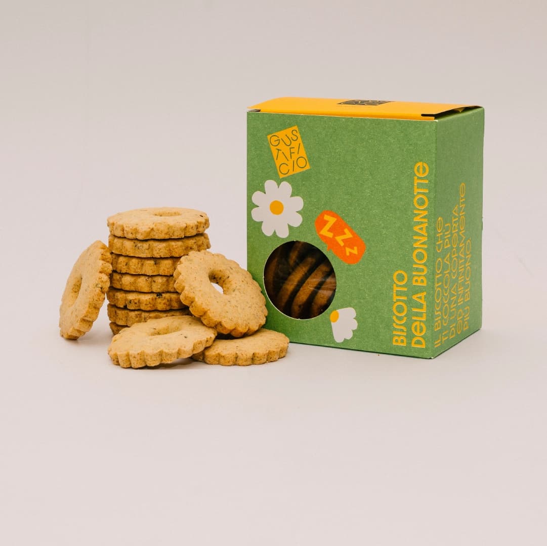 Biscotto della buonanotte alla camomilla